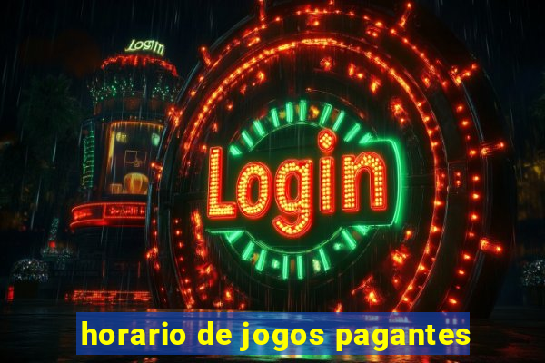 horario de jogos pagantes